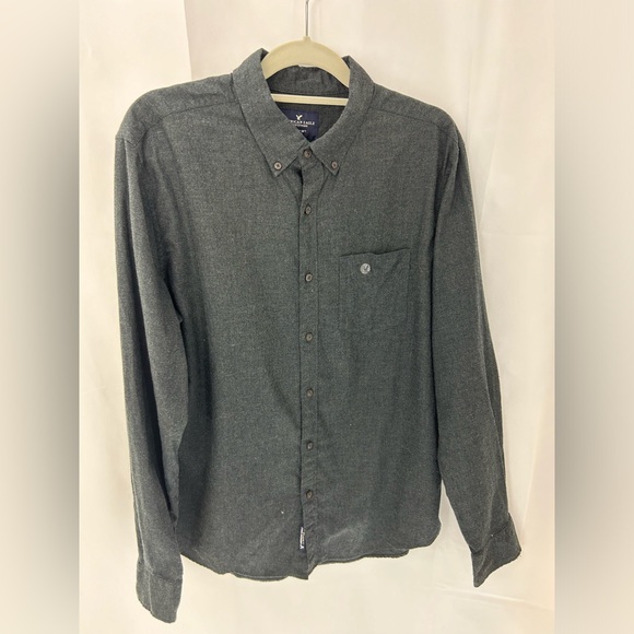 AMERICAN EAGLE seriously soft flannel dress SHIRT - Picture 1 of 4